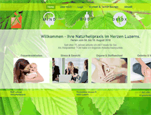 Tablet Screenshot of praxis-lehner.ch